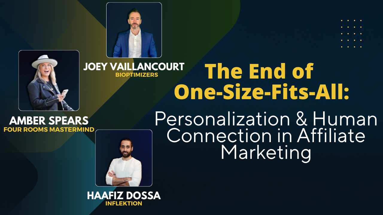 Personalization in affiliate marketing webinar